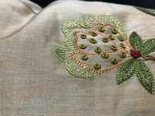 Load image into Gallery viewer, Silk Embroidrey Pillow Cover 20&quot; x 20&quot;